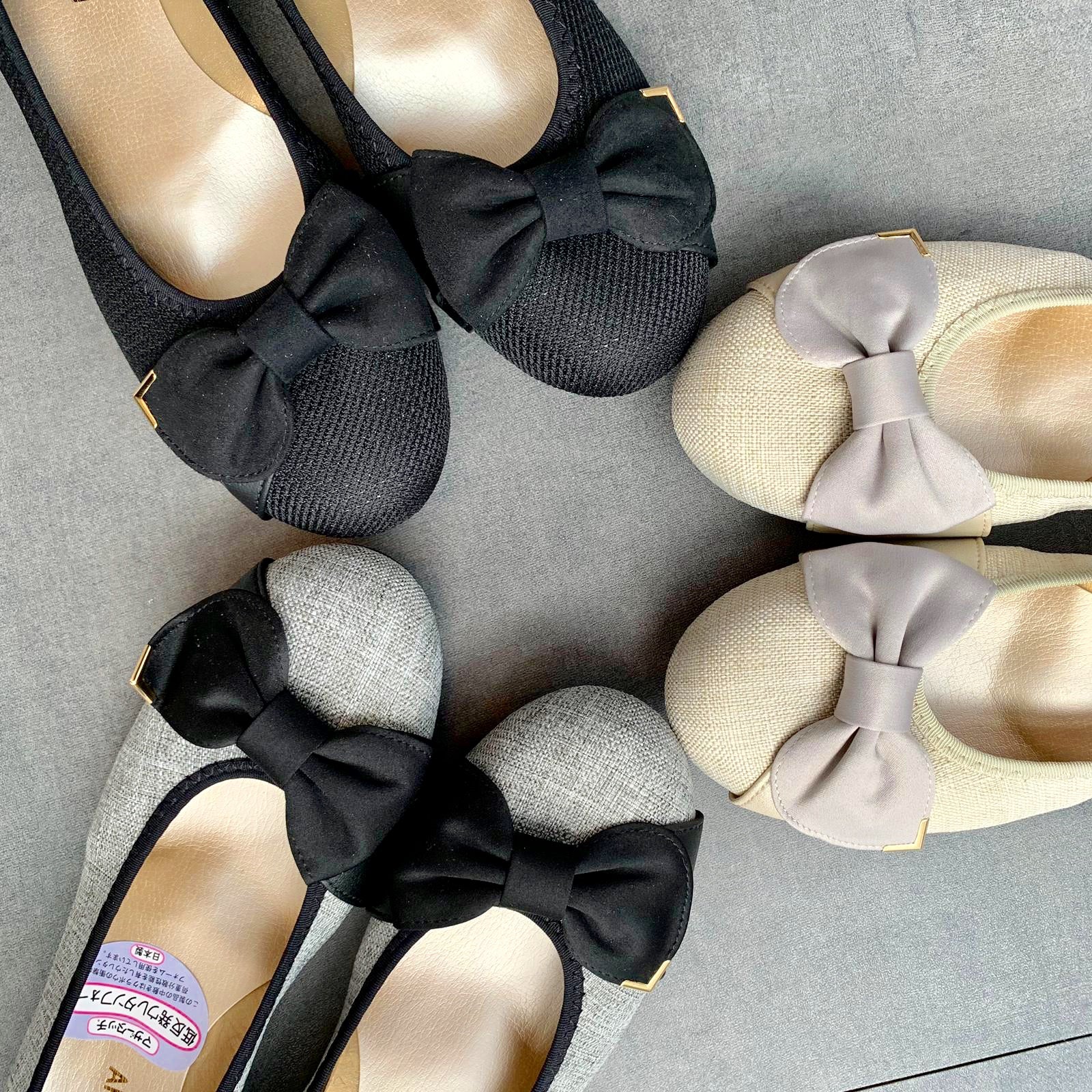 Japan Style Shoes with Bow (Super Soft Soles)-ARCH CONTACT-GY-JP/TW Size-1: 230-偉豐鞋 WELL SHOE HK-Well Shoe-偉豐鞋-偉豐網-荃灣鞋店-Functional shoes-Hong Kong Tsuen Wan Shoe Store-Tai Wan Shoe-Japan Shoe-高品質功能鞋-台灣進口鞋-日本進口鞋-High-quality shoes-鞋類配件-荃灣進口鞋-香港鞋店-優質鞋類產品-水靴-帆布鞋-廚師鞋-香港鞋品牌-Hong Kong Shoes brand-長者鞋-Hong Kong Rain Boots-Kitchen shoes-Cruthes-Slipper-Well Shoe Hong Kong-Anello-Arriba-休閒鞋-舒適鞋-健康鞋-皮鞋-Healthy shoes-Leather shoes-Hiking shoes