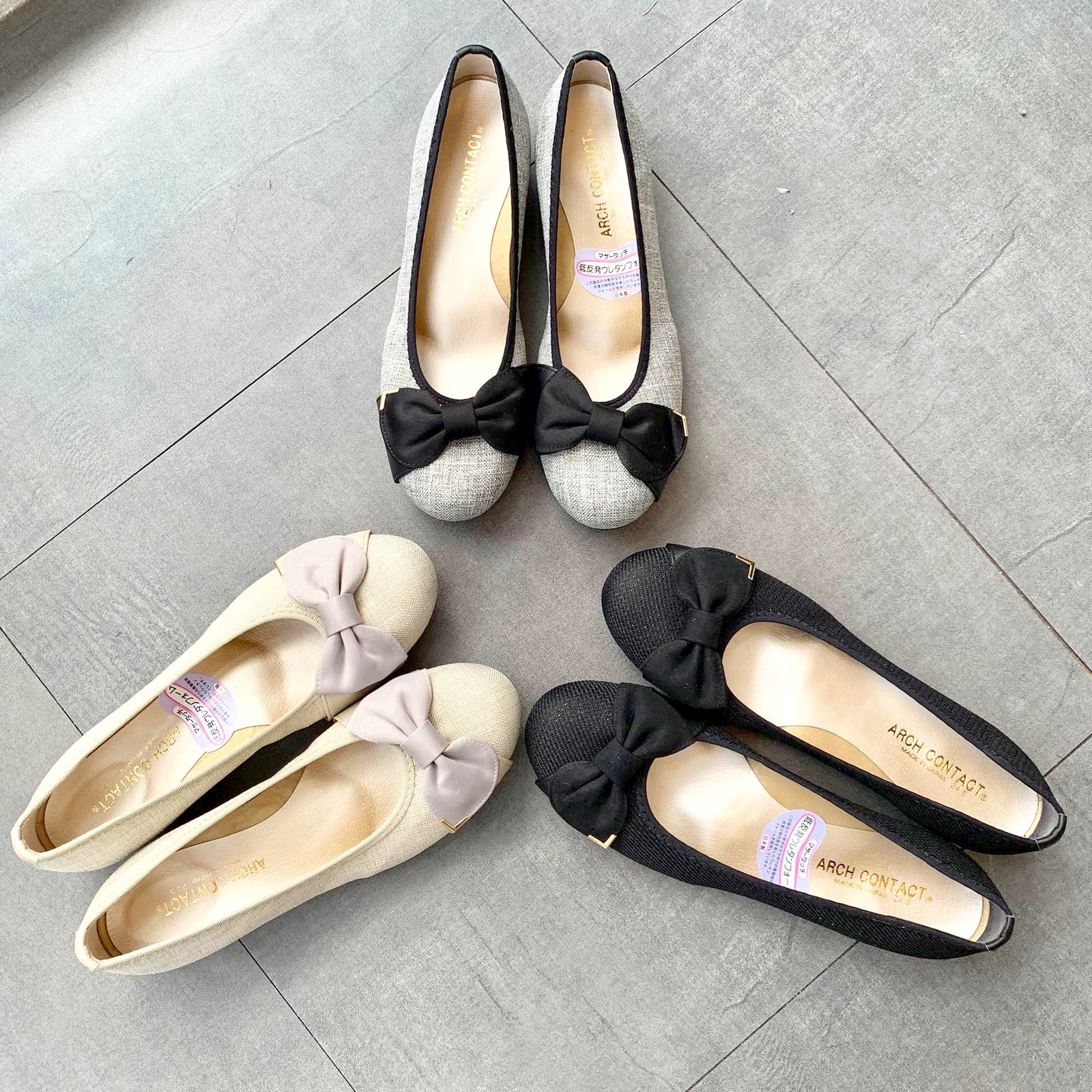 Japan Style Shoes with Bow (Super Soft Soles)-ARCH CONTACT-BE-JP/TW Size-1: 230-偉豐鞋 WELL SHOE HK-Well Shoe-偉豐鞋-偉豐網-荃灣鞋店-Functional shoes-Hong Kong Tsuen Wan Shoe Store-Tai Wan Shoe-Japan Shoe-高品質功能鞋-台灣進口鞋-日本進口鞋-High-quality shoes-鞋類配件-荃灣進口鞋-香港鞋店-優質鞋類產品-水靴-帆布鞋-廚師鞋-香港鞋品牌-Hong Kong Shoes brand-長者鞋-Hong Kong Rain Boots-Kitchen shoes-Cruthes-Slipper-Well Shoe Hong Kong-Anello-Arriba-休閒鞋-舒適鞋-健康鞋-皮鞋-Healthy shoes-Leather shoes-Hiking shoes