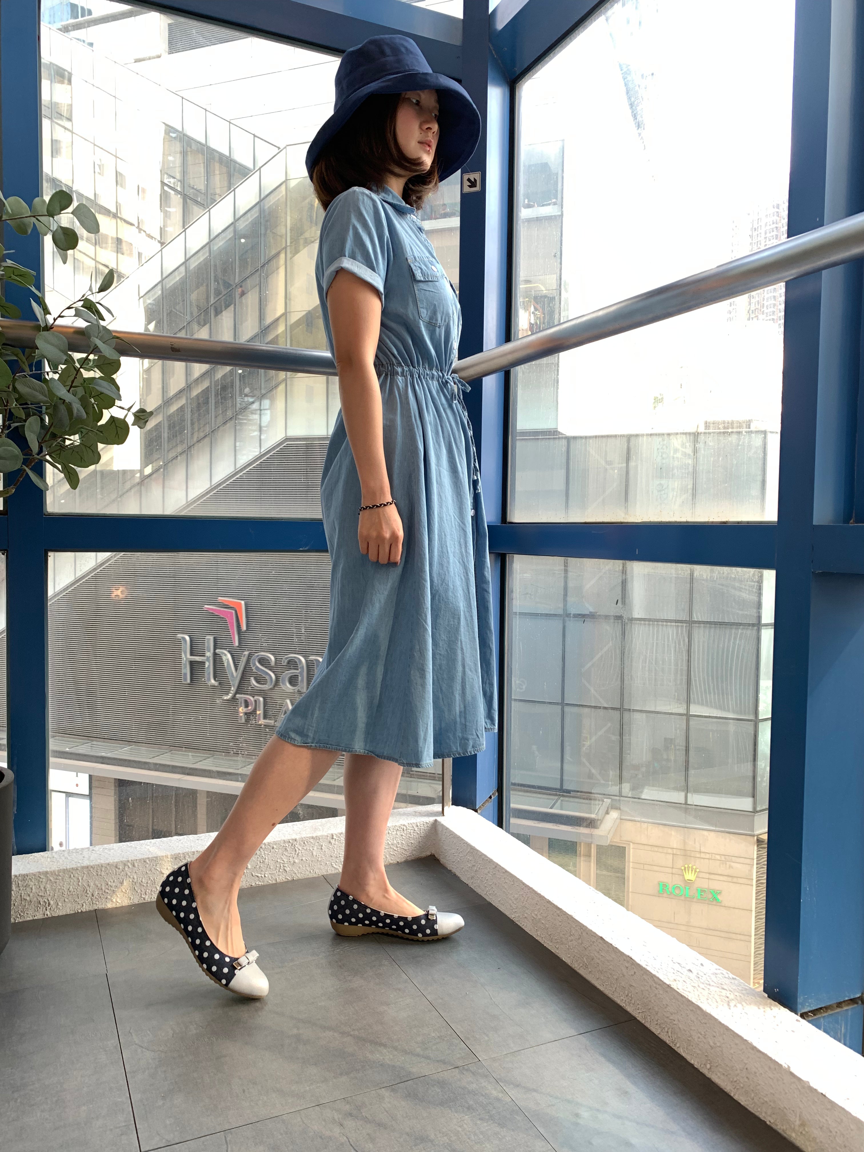 Japan Fashion Dots Pattern Flats with Bow (Soft Soles), 偉豐鞋 WELL SHOE HK, Sandal, Slippers, Classic Slippers, Casual Sandals, Flip Flops, Made in Thailand, Non Slip Shoes, Leather shoes, Home Slippers, Cotton Slippers, Linen Slippers, Boots, Japan Boots, Labor Boots, Japan Labor Boots, Rain Boots, Toe Cap Rain Boots, 凉鞋, 拖鞋, 經典拖鞋, 休閒涼鞋, 人字拖, 泰國製造, 防滑鞋, 皮鞋, 家居拖鞋, 棉拖鞋, 麻拖鞋, 靴子, 日本靴, 勞動靴, 日本勞動靴, 雨靴, 帶帽雨靴, Wellshoe