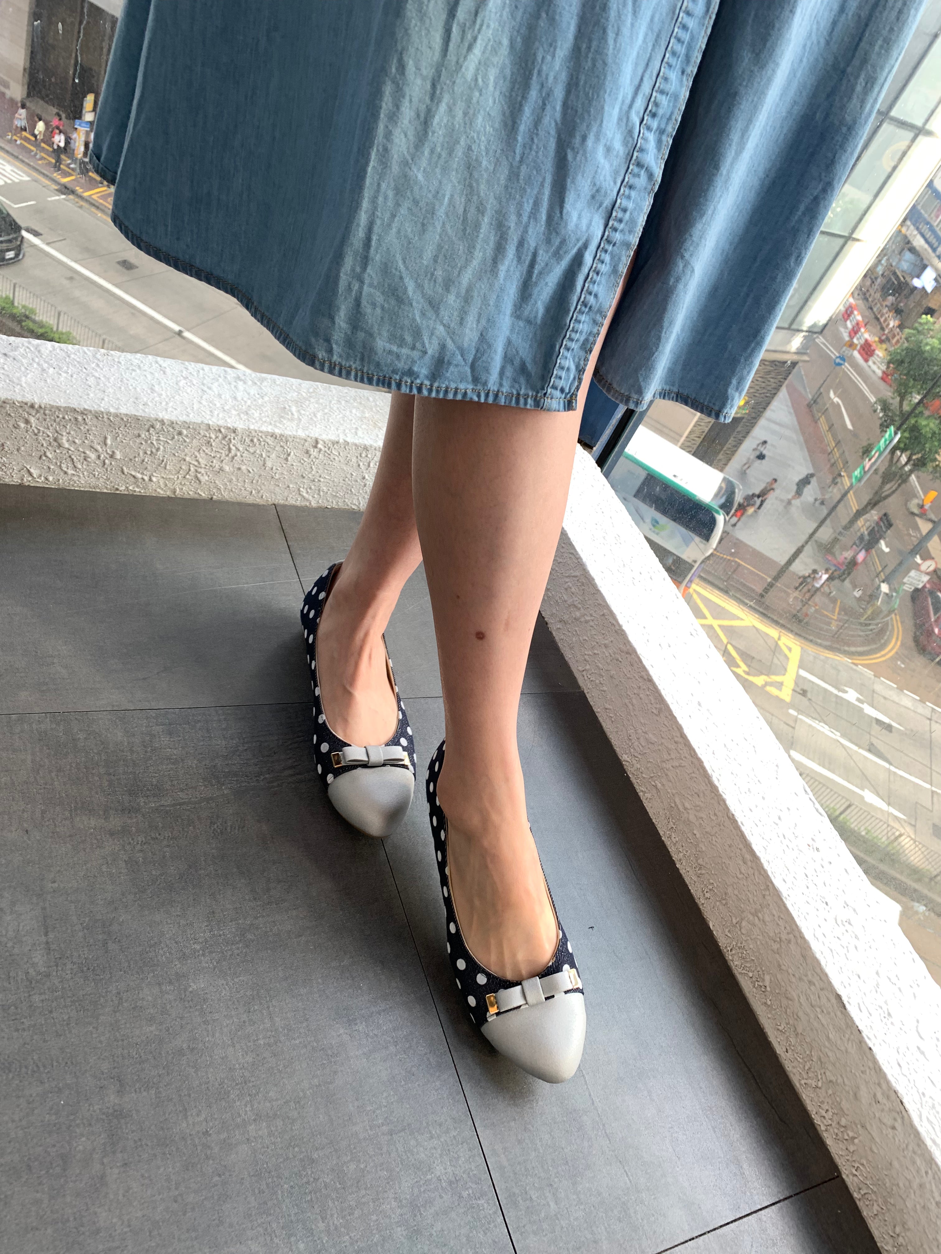 Japan Fashion Dots Pattern Flats with Bow (Soft Soles)-ARCH CONTACT-BE-JP/TW Size-1: 230-偉豐鞋 WELL SHOE HK-Well Shoe-偉豐鞋-偉豐網-荃灣鞋店-Functional shoes-Hong Kong Tsuen Wan Shoe Store-Tai Wan Shoe-Japan Shoe-高品質功能鞋-台灣進口鞋-日本進口鞋-High-quality shoes-鞋類配件-荃灣進口鞋-香港鞋店-優質鞋類產品-水靴-帆布鞋-廚師鞋-香港鞋品牌-Hong Kong Shoes brand-長者鞋-Hong Kong Rain Boots-Kitchen shoes-Cruthes-Slipper-Well Shoe Hong Kong-Anello-Arriba-休閒鞋-舒適鞋-健康鞋-皮鞋-Healthy shoes-Leather shoes-Hiking shoes