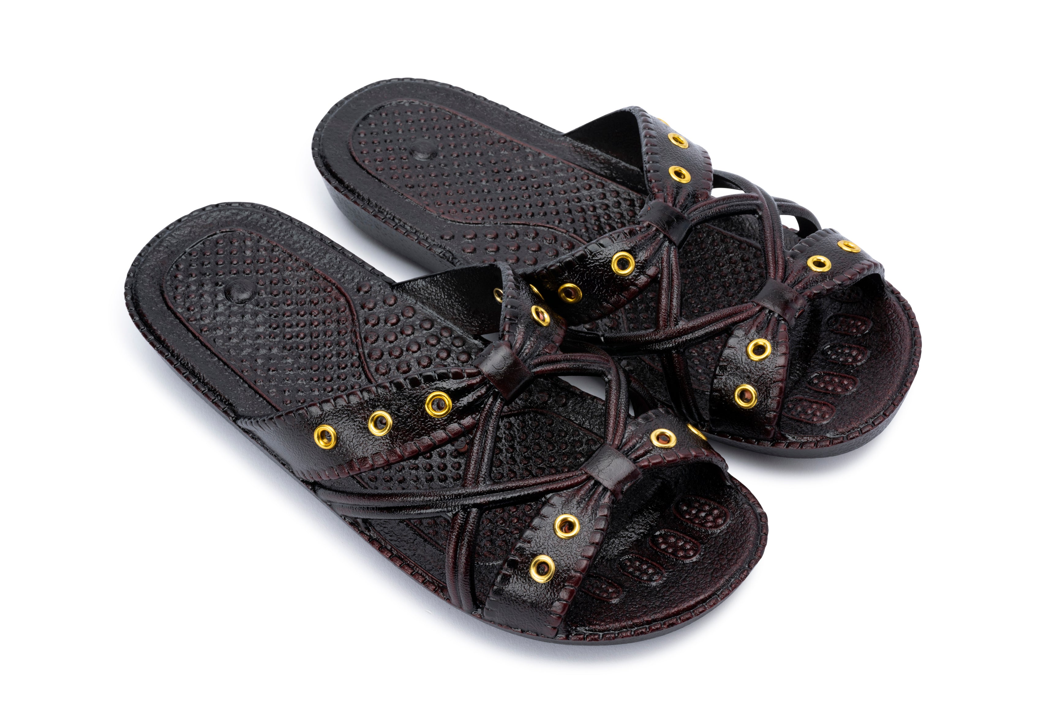 Sandal with Golden Holes