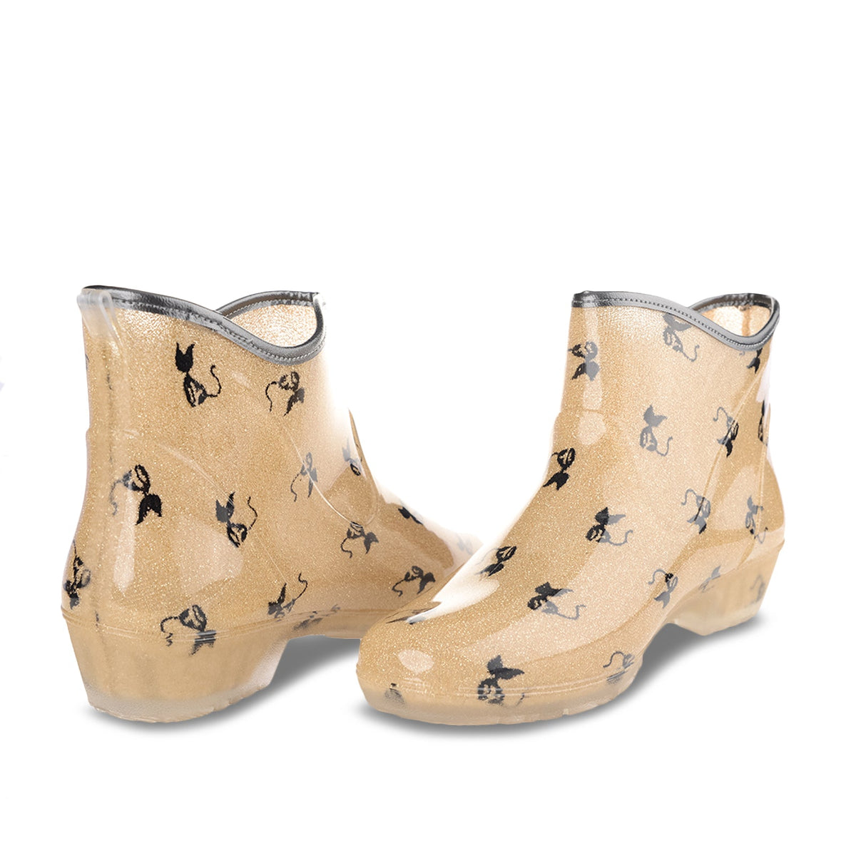 Cats Pattern Classic Lady Rain Boots with Heels, 偉豐鞋 WELL SHOE HK, Sandal, Slippers, Classic Slippers, Casual Sandals, Flip Flops, Made in Thailand, Non Slip Shoes, Leather shoes, Home Slippers, Cotton Slippers, Linen Slippers, Boots, Japan Boots, Labor Boots, Japan Labor Boots, Rain Boots, Toe Cap Rain Boots, 凉鞋, 拖鞋, 經典拖鞋, 休閒涼鞋, 人字拖, 泰國製造, 防滑鞋, 皮鞋, 家居拖鞋, 棉拖鞋, 麻拖鞋, 靴子, 日本靴, 勞動靴, 日本勞動靴, 雨靴, 帶帽雨靴, Wellshoe