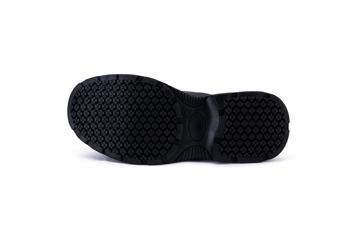 G268 Top Quality Chef Slip On Shoes (Cow Leather + Rubber) -wellshoe hk-BK-EU Size: 38-偉豐鞋 WELL SHOE HK-Well Shoe-偉豐鞋-偉豐網-荃灣鞋店-Functional shoes-Hong Kong Tsuen Wan Shoe Store-Tai Wan Shoe-Japan Shoe-高品質功能鞋-台灣進口鞋-日本進口鞋-High-quality shoes-鞋類配件-荃灣進口鞋-香港鞋店-優質鞋類產品-水靴-帆布鞋-廚師鞋-香港鞋品牌-Hong Kong Shoes brand-長者鞋-Hong Kong Rain Boots-Kitchen shoes-Cruthes-Slipper-Well Shoe Hong Kong-Anello-Arriba-休閒鞋-舒適鞋-健康鞋-皮鞋-Healthy shoes-Leather shoes-Hiking shoes