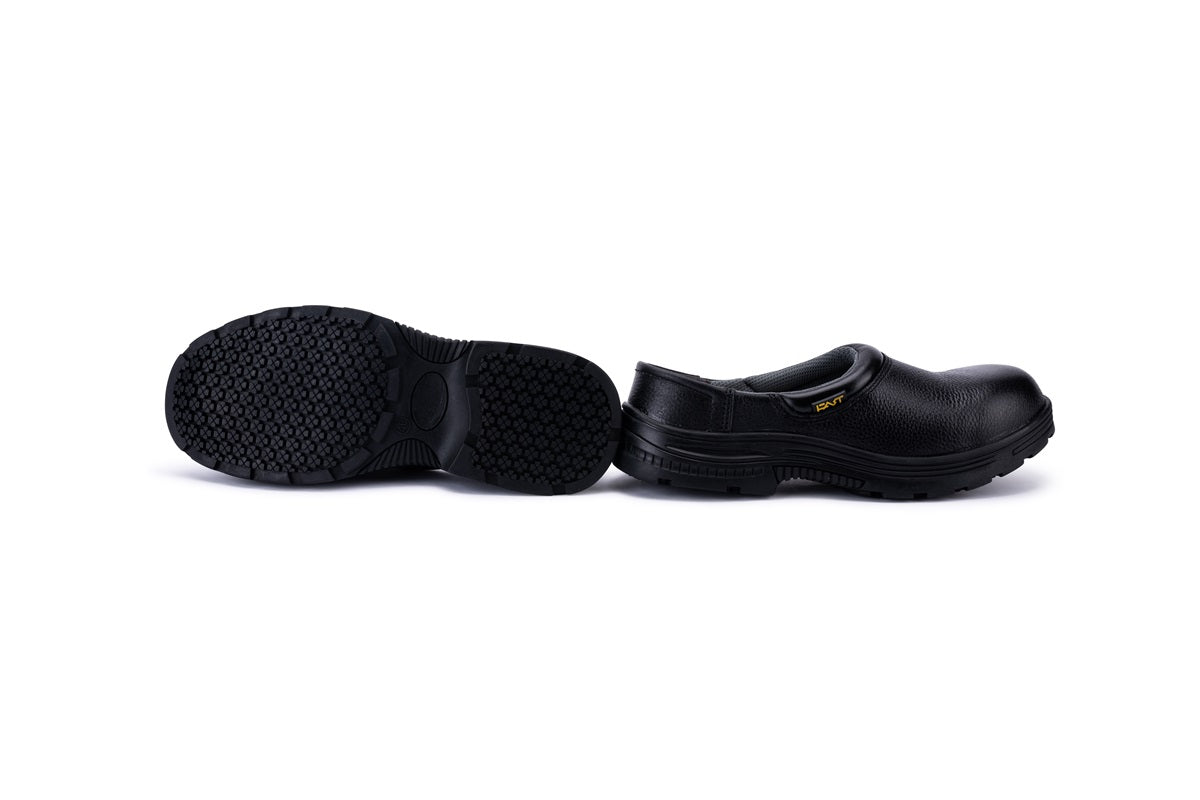 G268 Top Quality Chef Slip On Shoes (Cow Leather + Rubber) -wellshoe hk-BK-EU Size: 38-偉豐鞋 WELL SHOE HK-Well Shoe-偉豐鞋-偉豐網-荃灣鞋店-Functional shoes-Hong Kong Tsuen Wan Shoe Store-Tai Wan Shoe-Japan Shoe-高品質功能鞋-台灣進口鞋-日本進口鞋-High-quality shoes-鞋類配件-荃灣進口鞋-香港鞋店-優質鞋類產品-水靴-帆布鞋-廚師鞋-香港鞋品牌-Hong Kong Shoes brand-長者鞋-Hong Kong Rain Boots-Kitchen shoes-Cruthes-Slipper-Well Shoe Hong Kong-Anello-Arriba-休閒鞋-舒適鞋-健康鞋-皮鞋-Healthy shoes-Leather shoes-Hiking shoes