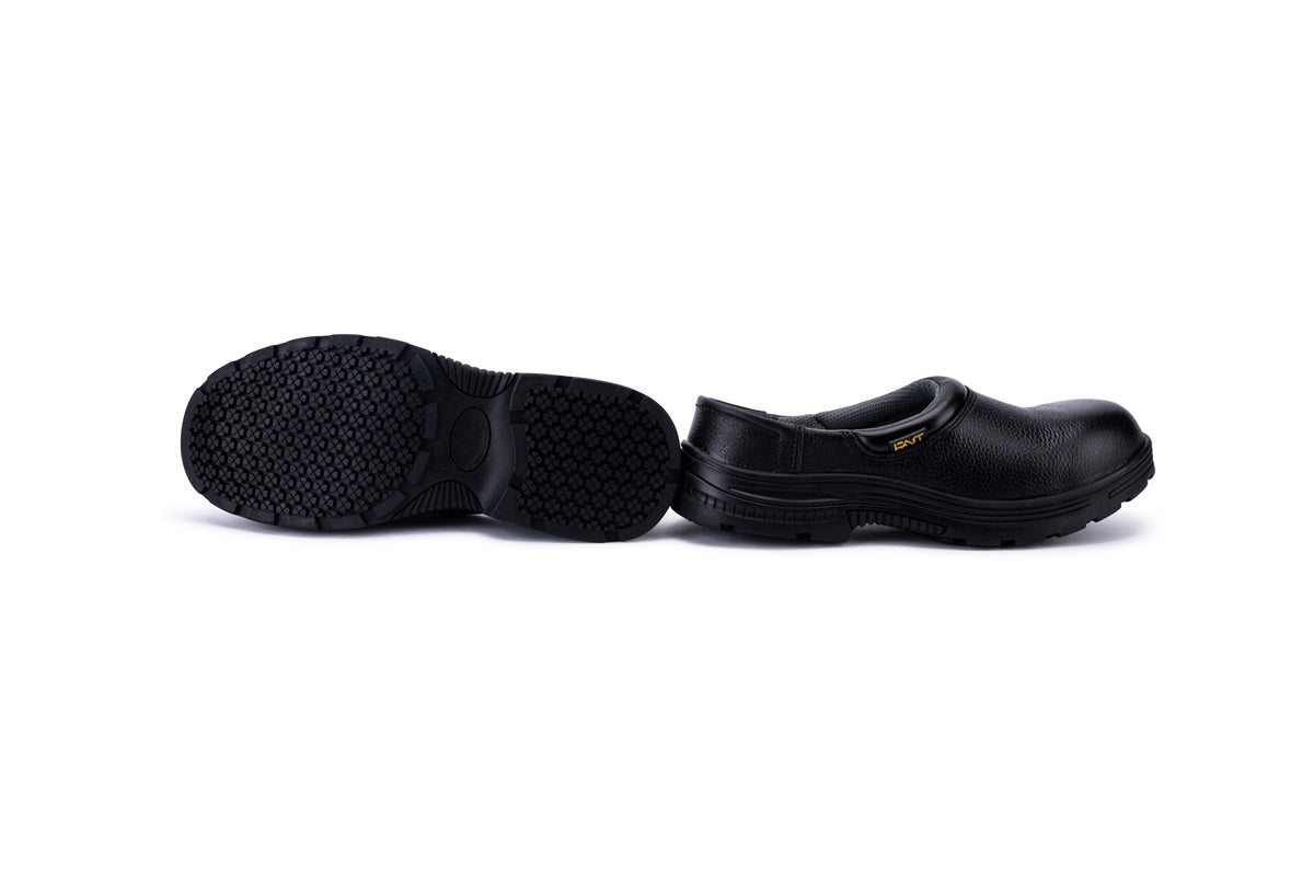 G268 Top Quality Chef Slip On Shoes (Cow Leather + Rubber) -wellshoe hk-BK-EU Size: 38-偉豐鞋 WELL SHOE HK-Well Shoe-偉豐鞋-偉豐網-荃灣鞋店-Functional shoes-Hong Kong Tsuen Wan Shoe Store-Tai Wan Shoe-Japan Shoe-高品質功能鞋-台灣進口鞋-日本進口鞋-High-quality shoes-鞋類配件-荃灣進口鞋-香港鞋店-優質鞋類產品-水靴-帆布鞋-廚師鞋-香港鞋品牌-Hong Kong Shoes brand-長者鞋-Hong Kong Rain Boots-Kitchen shoes-Cruthes-Slipper-Well Shoe Hong Kong-Anello-Arriba-休閒鞋-舒適鞋-健康鞋-皮鞋-Healthy shoes-Leather shoes-Hiking shoes