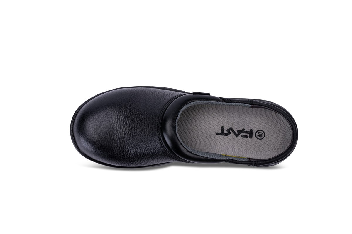 G268 Top Quality Chef Slip On Shoes (Cow Leather + Rubber) -wellshoe hk-BK-EU Size: 38-偉豐鞋 WELL SHOE HK-Well Shoe-偉豐鞋-偉豐網-荃灣鞋店-Functional shoes-Hong Kong Tsuen Wan Shoe Store-Tai Wan Shoe-Japan Shoe-高品質功能鞋-台灣進口鞋-日本進口鞋-High-quality shoes-鞋類配件-荃灣進口鞋-香港鞋店-優質鞋類產品-水靴-帆布鞋-廚師鞋-香港鞋品牌-Hong Kong Shoes brand-長者鞋-Hong Kong Rain Boots-Kitchen shoes-Cruthes-Slipper-Well Shoe Hong Kong-Anello-Arriba-休閒鞋-舒適鞋-健康鞋-皮鞋-Healthy shoes-Leather shoes-Hiking shoes