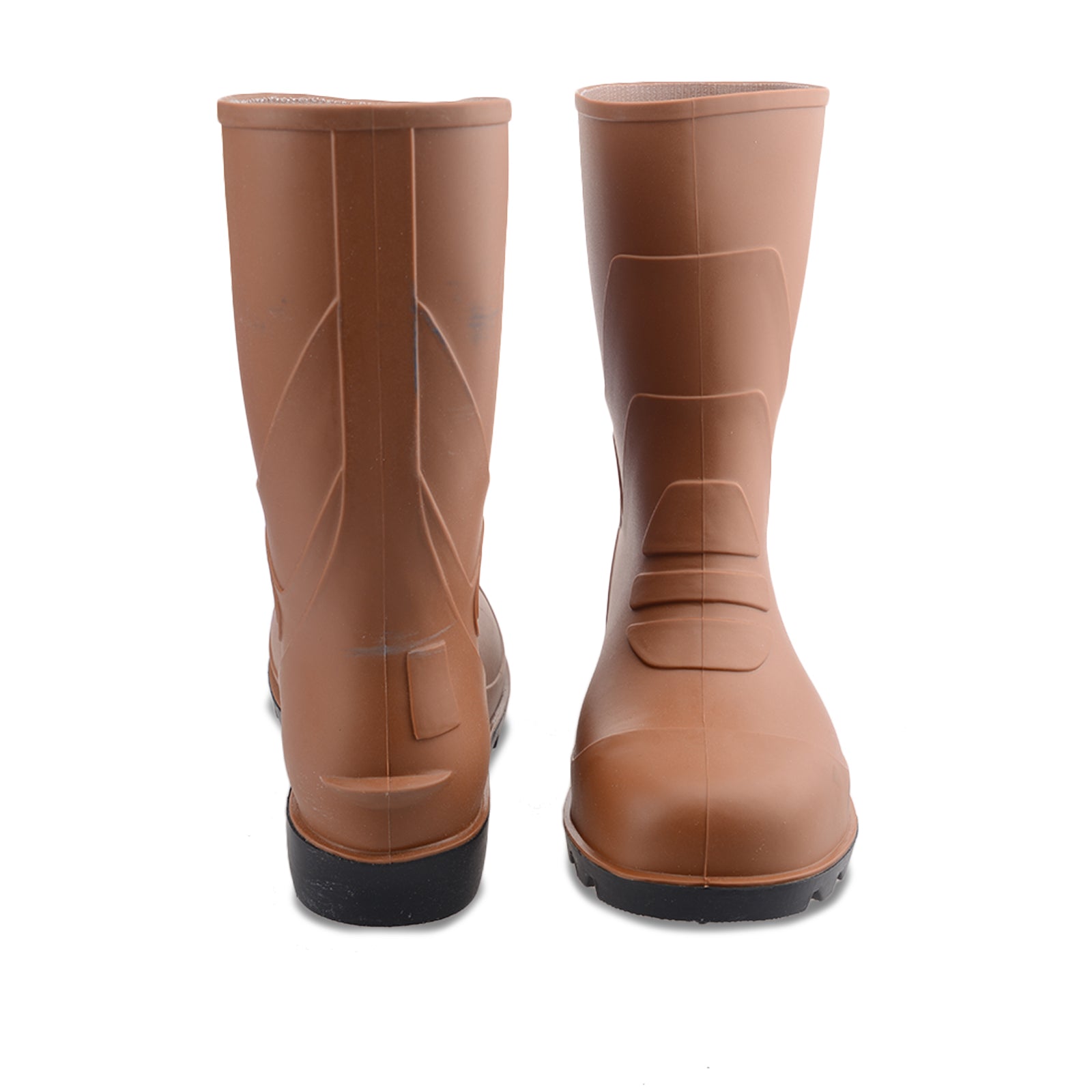 Safety Short Rain Boots  (Steel Toe Cap + Steel Soles)