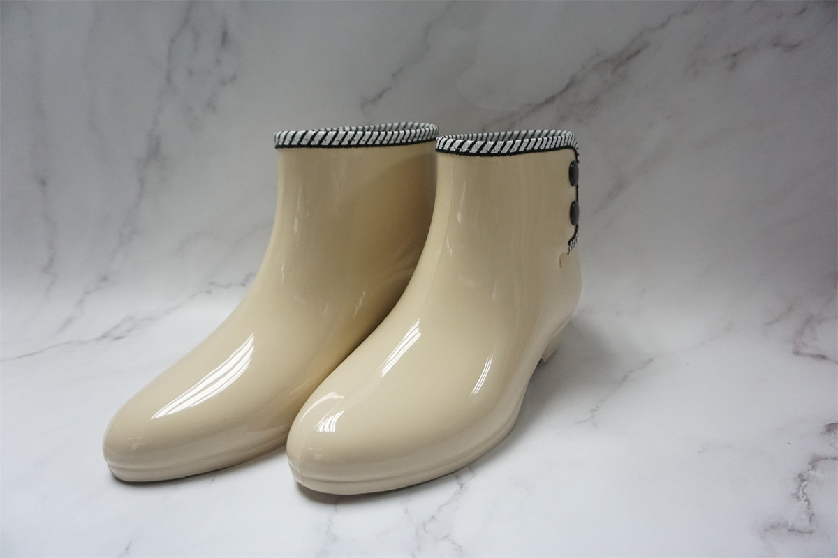 Fashion Rain Boots Candy Color with Heels (Japan Made)