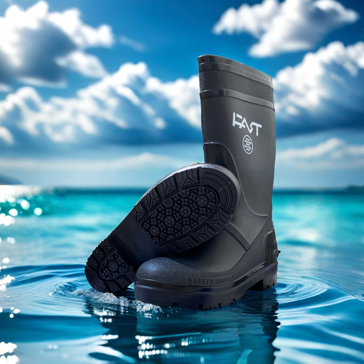 W100 Full Wellington Boots (HKCC-Slip Resistance Mark) - 偉豐鞋 WELL SHOE HK